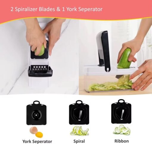 Multifunctional Food Chopper Kitchen Vegetable Slicer Dicer Cutter Veggie Chopper