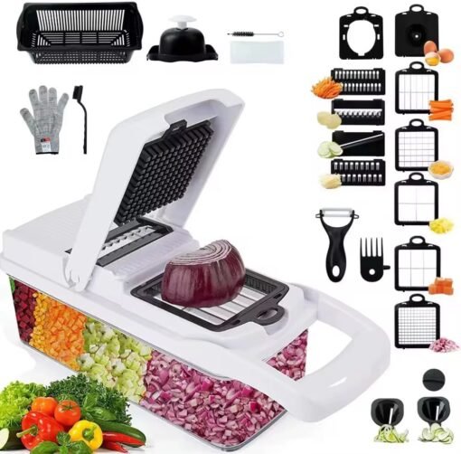 Multifunctional Food Chopper Kitchen Vegetable Slicer Dicer Cutter Veggie Chopper