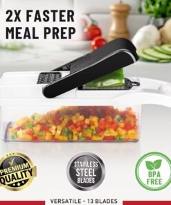 Multifunctional Food Chopper Kitchen Vegetable Slicer Dicer Cutter Veggie Chopper