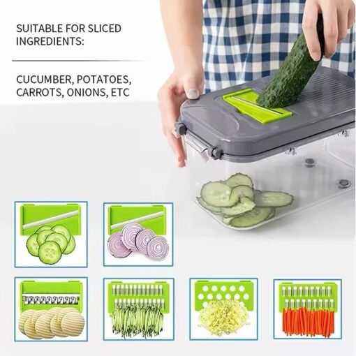 22 in 1 Manual Vegetable Chopper Slicer Fruit Cocina Onion Cutter Vegetable Cutter