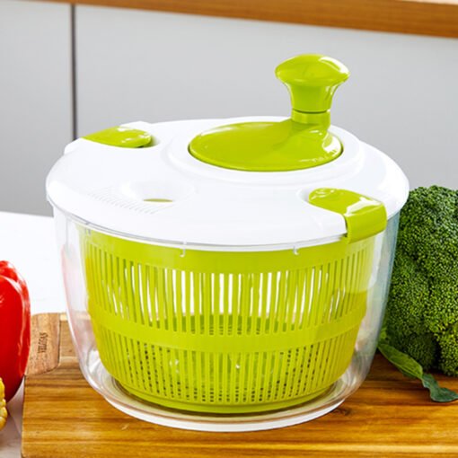 Vegetable dehydrator salad dryer vegetable washing basin water basket drainer manual fruit dehydration artifact