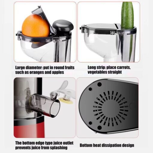 Large Caliber Juicer Juice Residue Separation Household Multi-functional Juicer