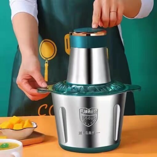 Household stainless steel meat grinder multi-function cooking machine cross-border brake vegetable machine household meat grinder high power