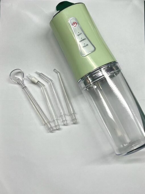 Triangular water flosser green