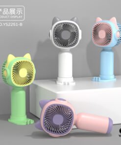 New style cartoon handheld small fan mini cute portable cartoon creative electric fan USB charging