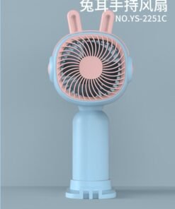 New style cartoon handheld small fan mini cute portable cartoon creative electric fan USB charging