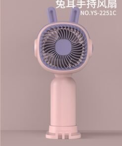New style cartoon handheld small fan mini cute portable cartoon creative electric fan USB charging
