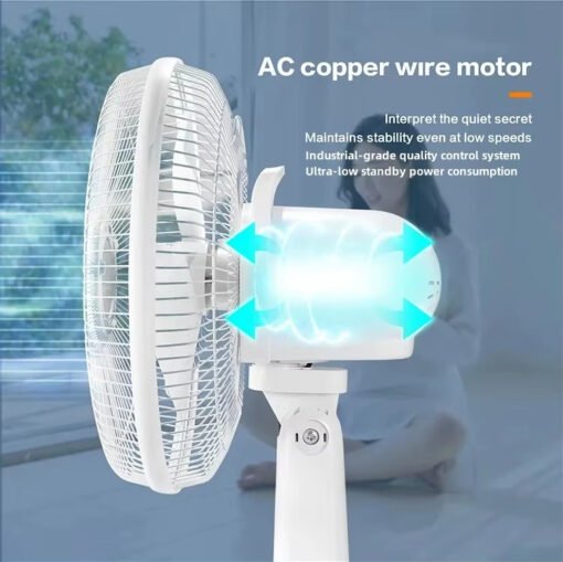 12-inch Solar Fan Energy-saving Multi-speed Adjustment Solar Fan