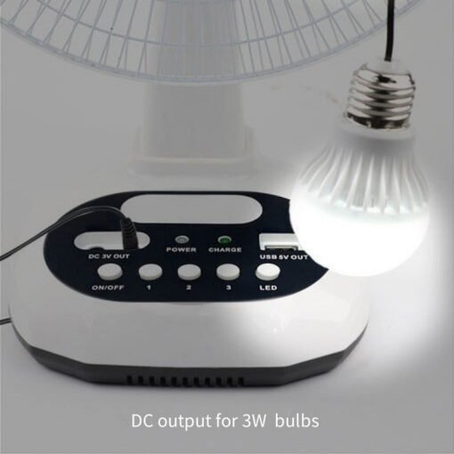 12-inch Solar Fan Energy-saving Multi-speed Adjustment Solar Fan