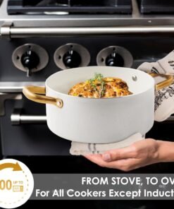7 Set New Aluminum Ceramic Non-stick Pan Frying Pan Milk Pan Set Pot