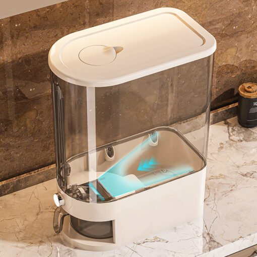 New Household Rice Bucket is designed for optimal food storage with a focus on keeping your rice and other grains fresh.