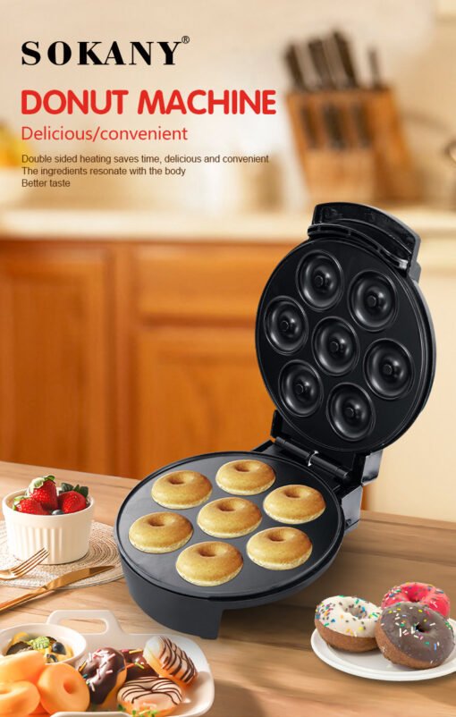 307 Multi-function Mini Donut Machine Fully Automatic Electric Donut Machine - Image 6