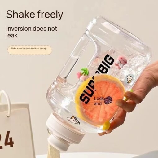Ton Barrel Fitness Water Bottle Large Capacity Men's Special Sports Water Bottle Outdoor Carry Fitness Large Capacity.