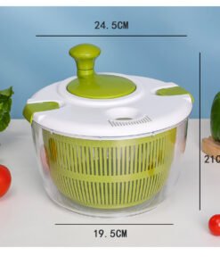 Vegetable dehydrator salad dryer vegetable washing basin water basket drainer manual fruit dehydration artifact