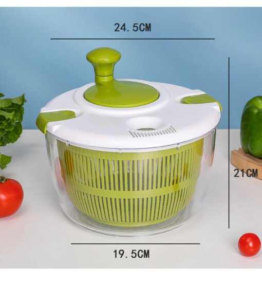 Vegetable dehydrator salad dryer vegetable washing basin water basket drainer manual fruit dehydration artifact