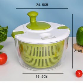 Vegetable dehydrator salad dryer vegetable washing basin water basket drainer manual fruit dehydration artifact