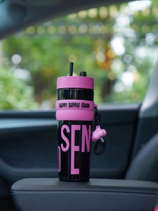 Summer girls plastic water cup coffee straw cup high value large capacity home office car portable cup